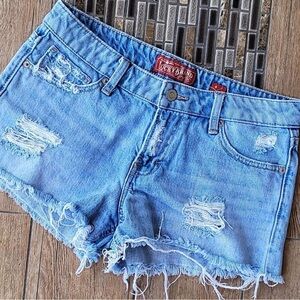 Lucky Brand The Cut-Off Jean Shorts Women's Blue 28
